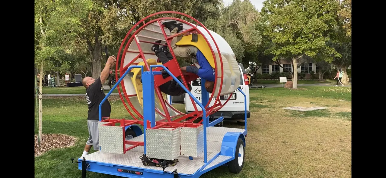 Crazy Roller Inflatable Attraction for Event Production in Las Vegas