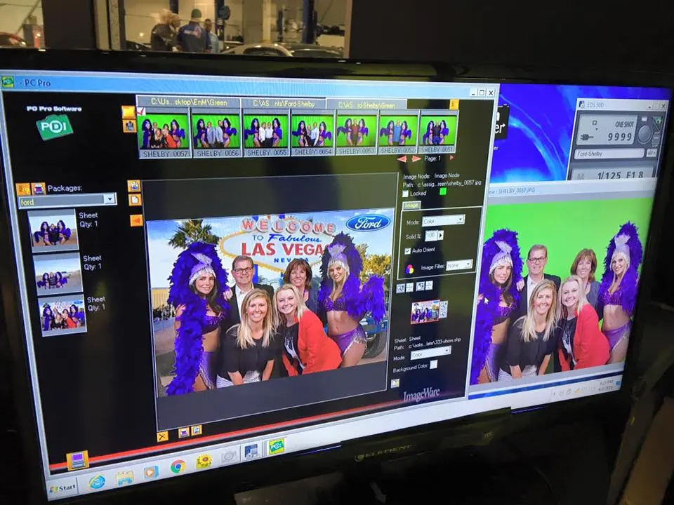 Private Party Casino Night Las Vegas Sign Photo Backdrop Event Production