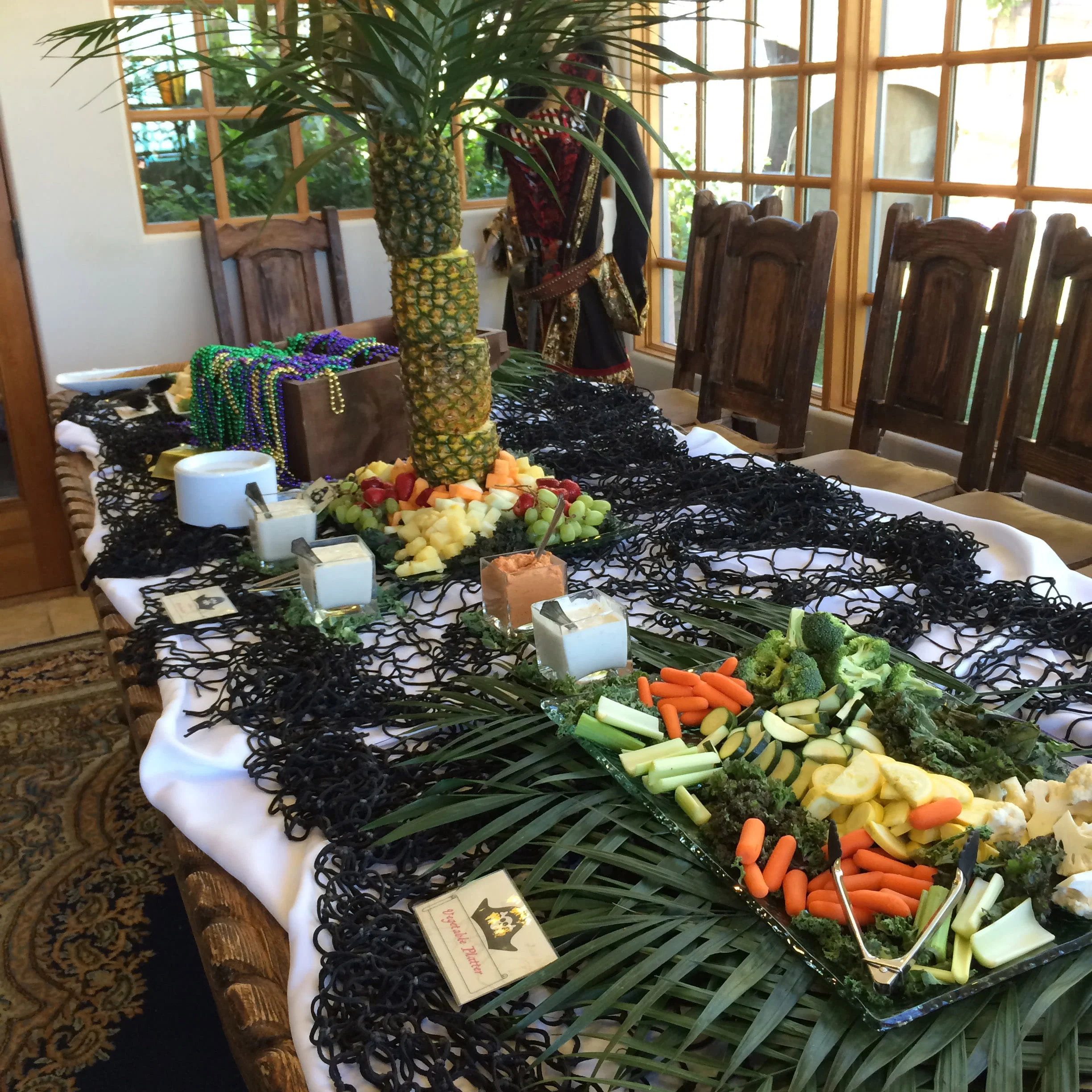 Catering team service support for event hospitality