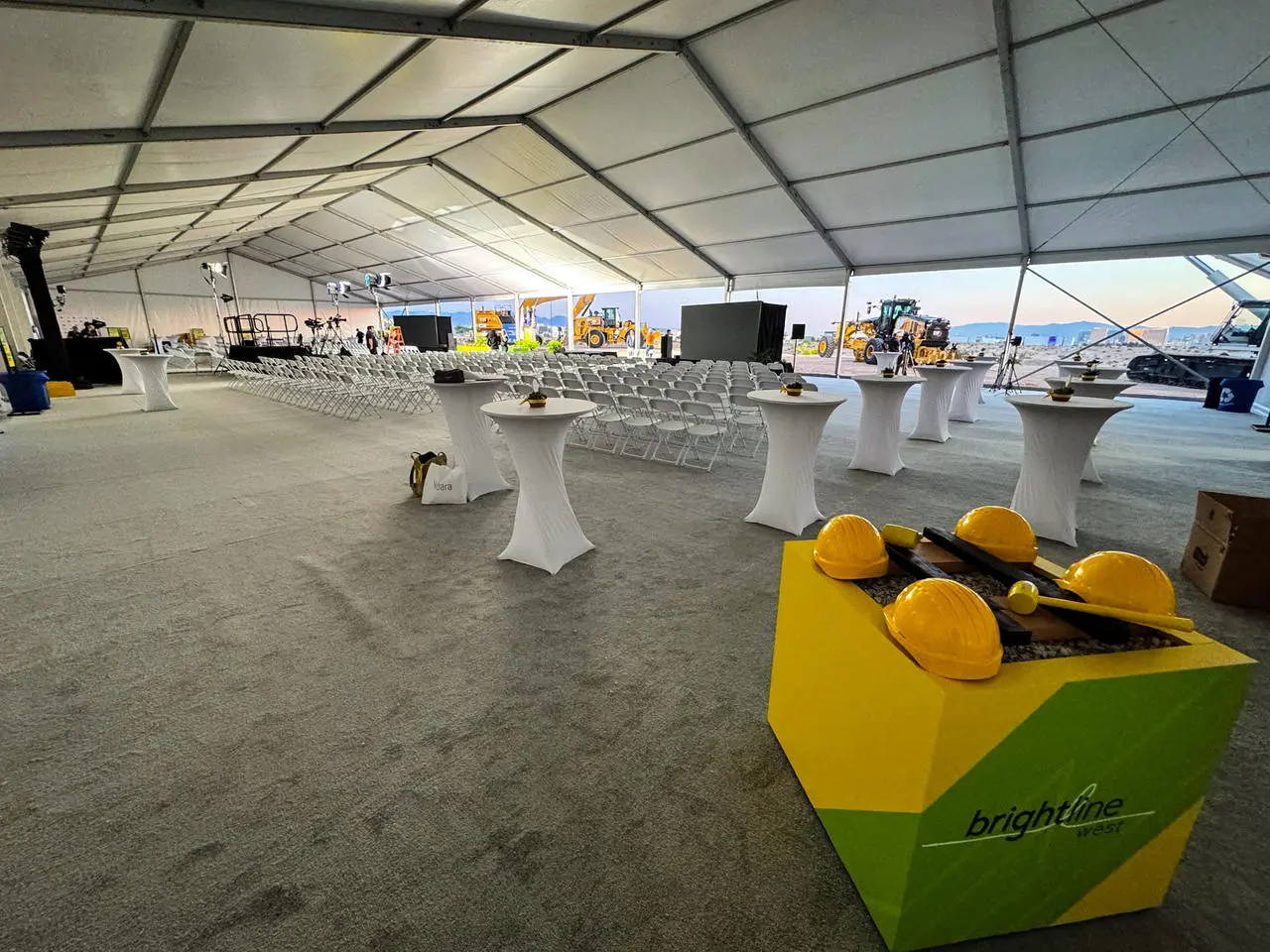 Brightline Railway Groundbreaking Ceremony Press Day Las Vegas