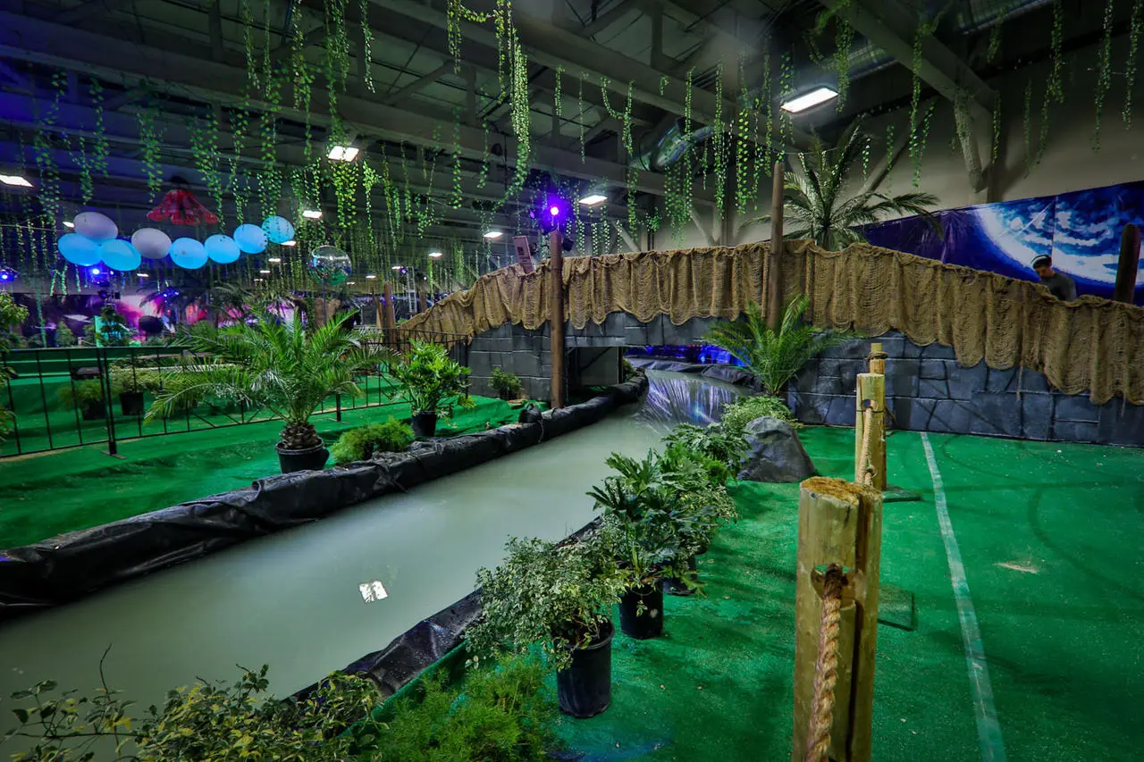 Themed Scenic Design Custom Backdrop Architectural Elements Event Production Las Vegas